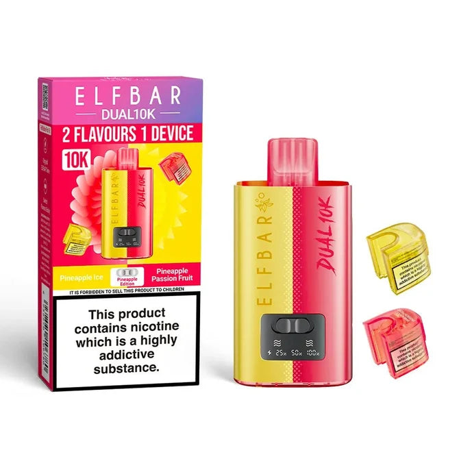 Elf Bar Dual 10K Puffs Prefilled Pod Kit | 2 in 1 Vape | only £8.99 | Cheapest Vape Shop in Uk