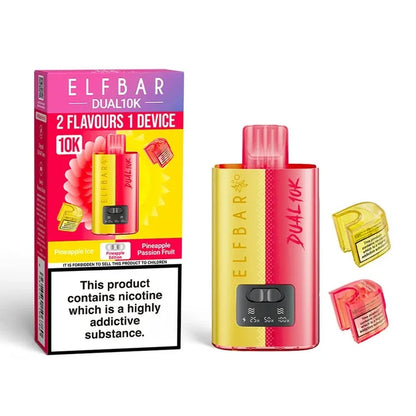 Elf Bar Dual 10K Puffs Prefilled Pod Kit | 2 in 1 Vape | only £8.99 | Cheapest Vape Shop in Uk
