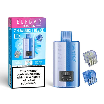 Elf Bar Dual 10K Puffs Prefilled Pod Kit | 2 in 1 Vape | only £8.99 | Cheapest Vape Shop in Uk