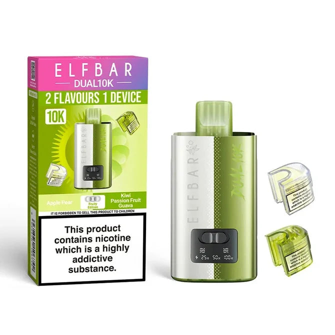 Elf Bar Dual 10K Puffs Prefilled Pod Kit | 2 in 1 Vape | only £8.99 | Cheapest Vape Shop in Uk