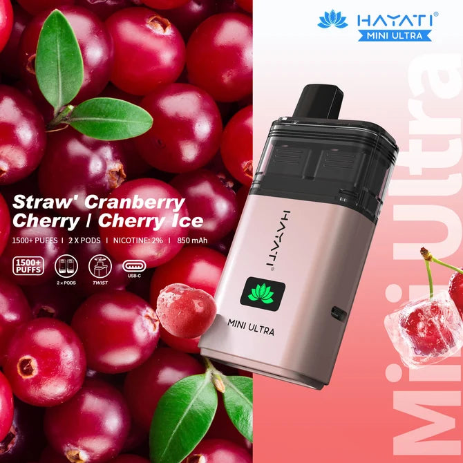 Hayati Mini Ultra 1500 Prefilled Pod Kit | Up to 1500 Puffs| only £5.99 | Cheapest Vape Shop in Uk