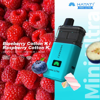 Hayati Mini Ultra 1500 Prefilled Pod Kit | Up to 1500 Puffs| only £5.99 | Cheapest Vape Shop in Uk