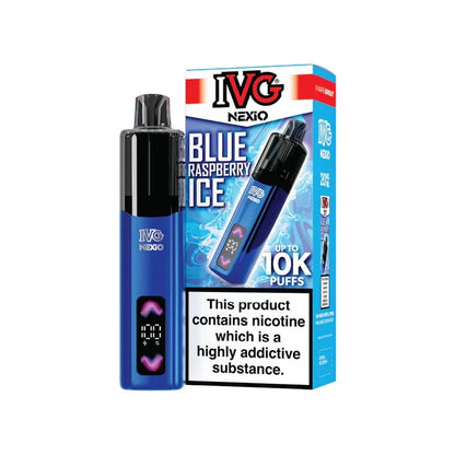 IVG Nexio 10K Prefilled Pod Vape Kit | Up to 10000 Puffs| only £9.99 | Cheapest Vape Shop in Uk