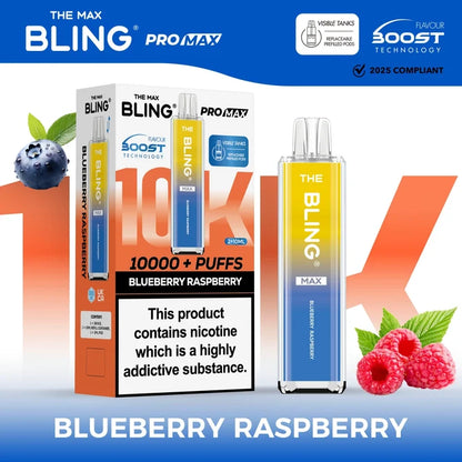 The Crystal Bling Max 10000 Prefilled Pod Kit | £8.99 | Up to 10,000 Puffs |Cheapest Vape Shop in Uk