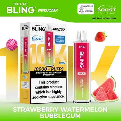 The Crystal Bling Max 10000 Prefilled Pod Kit | £8.99 | Up to 10,000 Puffs |Cheapest Vape Shop in Uk