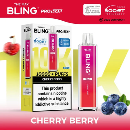 The Crystal Bling Max 10000 Prefilled Pod Kit | £8.99 | Up to 10,000 Puffs |Cheapest Vape Shop in Uk