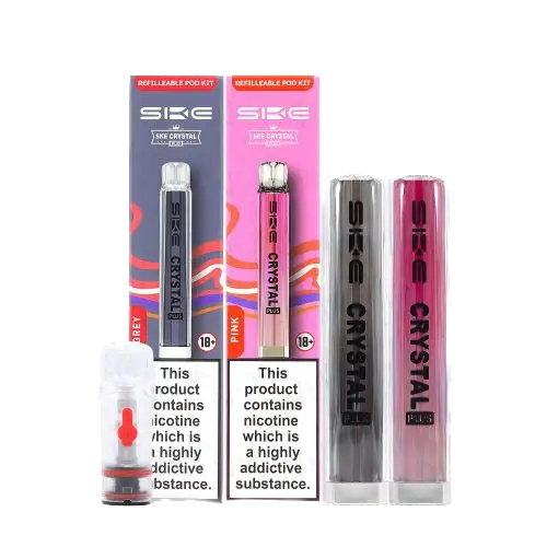 SKE Crystal Plus Refillable Pod Kit | only £4.99 | Cheapest Vape Shop in Uk
