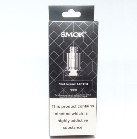 SMOK Nord Ceramic 1.4 Ohm Coils (5 Pack) | only £10.49 | Cheapest Vape Shop in Uk
