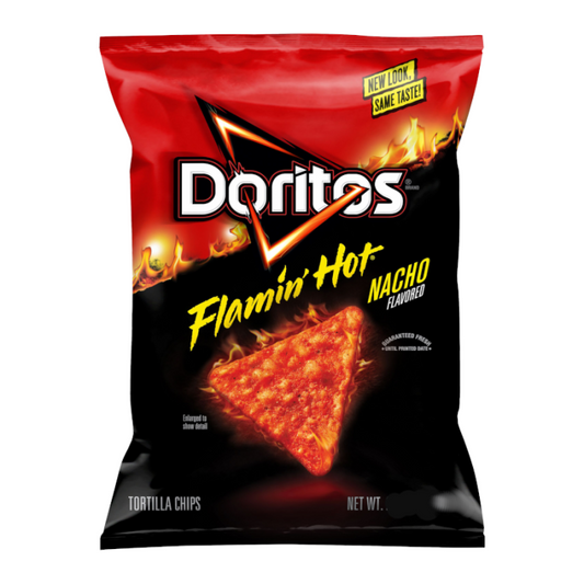 Doritos Flamin’ Hot Nacho 92g – Spicy Crunchy Tortilla Chips | only £2.29 | Cheapest Vape Shop in Uk