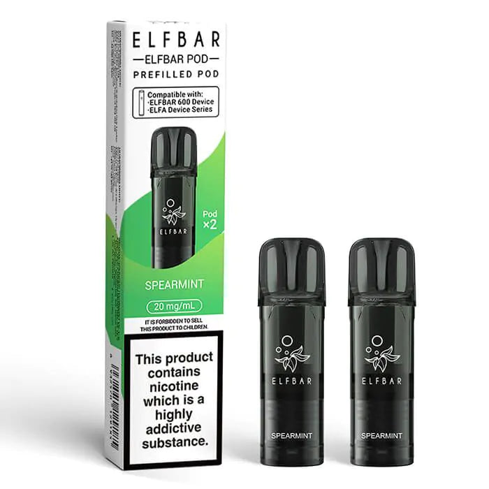 Elf Bar 600 Prefilled Pods (Pack of 2) - Box of 10 | only £32.99 | Cheapest Vape Shop in Uk