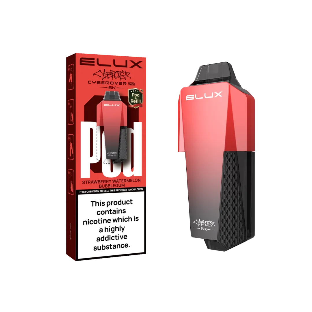 Elux Cyberover 6000 Prefilled Pods | Only £6.99 | Any 3 For £18.99 | only £6.99 | Cheapest Vape Shop in Uk