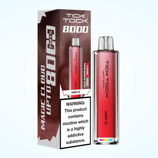 Tick Tock Magic 8000 Puffs Vape Kit | Up to 8000 Puffs | Only £7.99 | Any 3 for £18