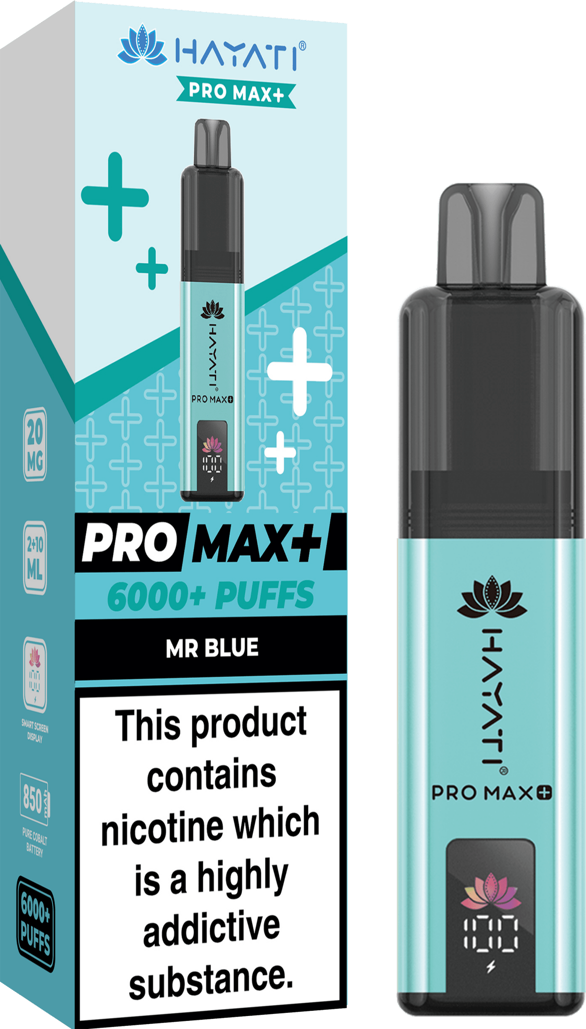 Hayati Pro Max+ 6000 Puffs Vape Kit Box of 10 - Hayati Pro Max+ 6000 Puffs Vape Kit Box of 10 - Direct Vape Wholesale