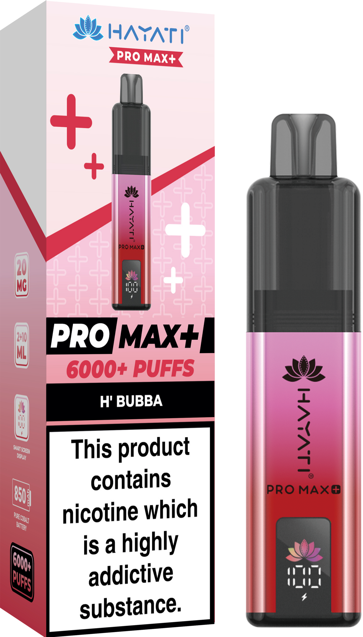 Hayati Pro Max+ 6000 Puffs Vape Kit Box of 10 - Hayati Pro Max+ 6000 Puffs Vape Kit Box of 10 - Direct Vape Wholesale