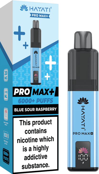 Hayati Pro Max+ 6000 Puffs Vape Kit Box of 10 - Hayati Pro Max+ 6000 Puffs Vape Kit Box of 10 - Direct Vape Wholesale