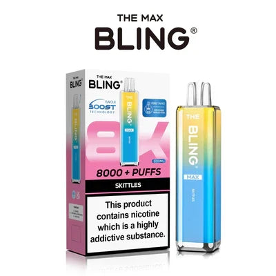 The Crystal Bling Max 8000 Puffs Prefilled Pod Kit -Box of 5 | only £39.99 | Cheapest Vape Shop in Uk
