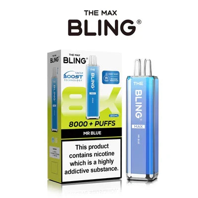 The Crystal Bling Max 8000 Puffs Prefilled Pod Kit -Box of 5 | only £39.99 | Cheapest Vape Shop in Uk