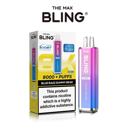 The Crystal Bling Max 8000 Puffs Prefilled Pod Kit -Box of 5 | only £39.99 | Cheapest Vape Shop in Uk