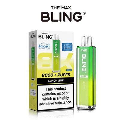 The Crystal Bling Max 8000 Puffs Prefilled Pod Kit -Box of 5 | only £39.99 | Cheapest Vape Shop in Uk