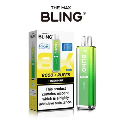 The Crystal Bling Max 8000 Puffs Prefilled Pod Kit -Box of 5 | only £39.99 | Cheapest Vape Shop in Uk