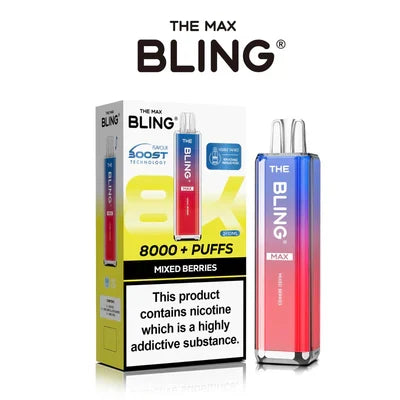 The Crystal Bling Max 8000 Puffs Prefilled Pod Kit -Box of 5 | only £39.99 | Cheapest Vape Shop in Uk