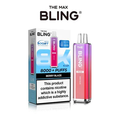 The Crystal Bling Max 8000 Puffs Prefilled Pod Kit -Box of 5 | only £39.99 | Cheapest Vape Shop in Uk