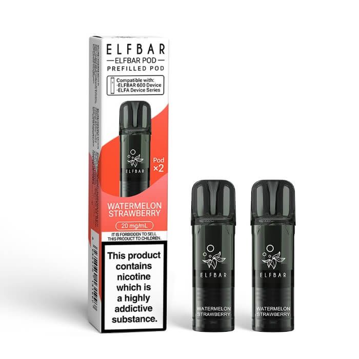 Elf Bar 600 Prefilled Pods (Pack of 2) - Box of 10 | only £32.99 | Cheapest Vape Shop in Uk