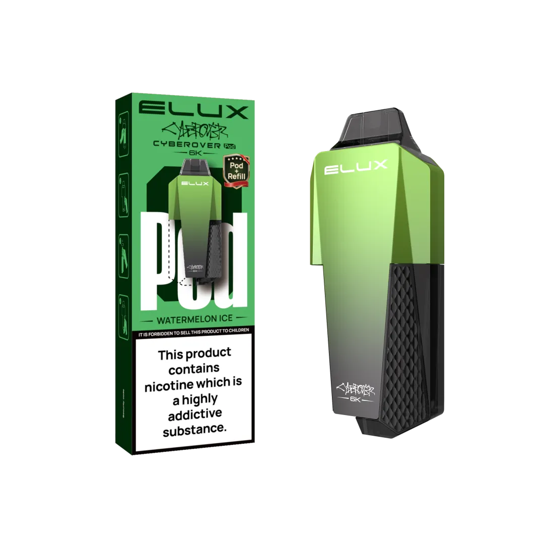 Elux Cyberover 6000 Prefilled Pods | Only £6.99 | Any 3 For £18.99 | only £6.99 | Cheapest Vape Shop in Uk